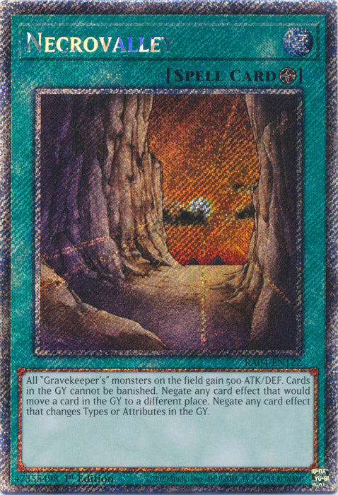 Yugioh - Necrovalley *Select Rarity* RA04-EN122 (NM)