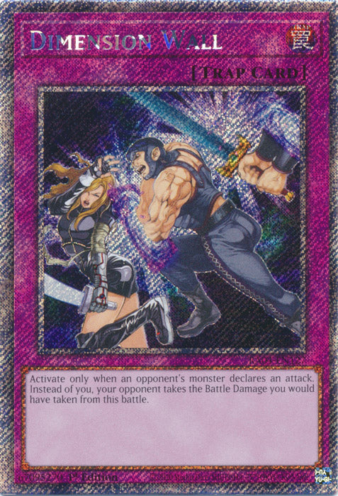 Yugioh - Dimension Wall *Select Rarity* RA04-EN127 (NM)