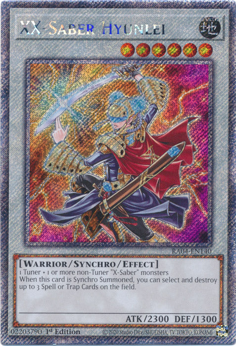Yugioh - XX-Saber Hyunlei *Select Rarity* RA04-EN140 (NM)