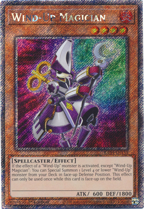Yugioh - Wind-Up Magician *Select Rarity* RA04-EN153 (NM)