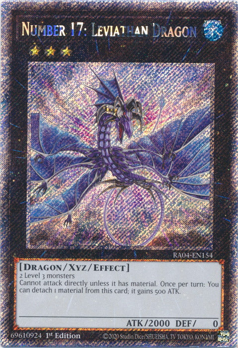 Yugioh - Number 17: Leviathan Dragon *Select Rarity* RA04-EN154 (NM)
