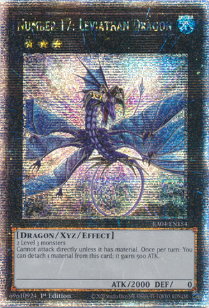 Yugioh - Number 17: Leviathan Dragon *Select Rarity* RA04-EN154 (NM)
