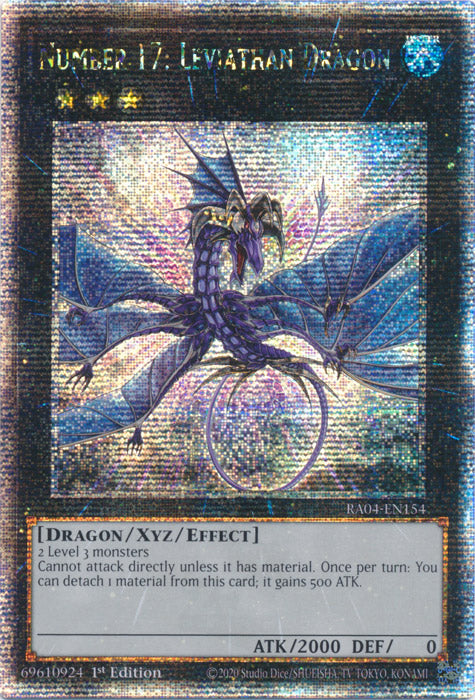 Yugioh - Number 17: Leviathan Dragon *Select Rarity* RA04-EN154 (NM)