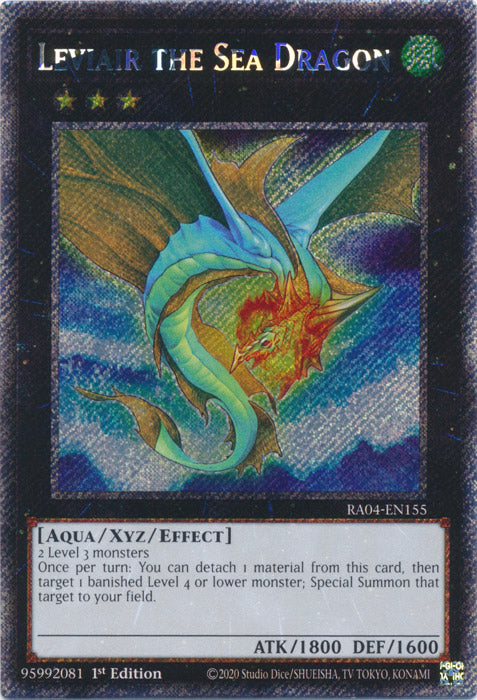 Yugioh - Leviair the Sea Dragon *Select Rarity* RA04-EN155 (NM)