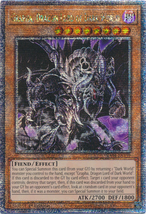 Yugioh - Grapha, Dragon Lord of Dark World *Select Rarity* RA04-EN159 (NM)