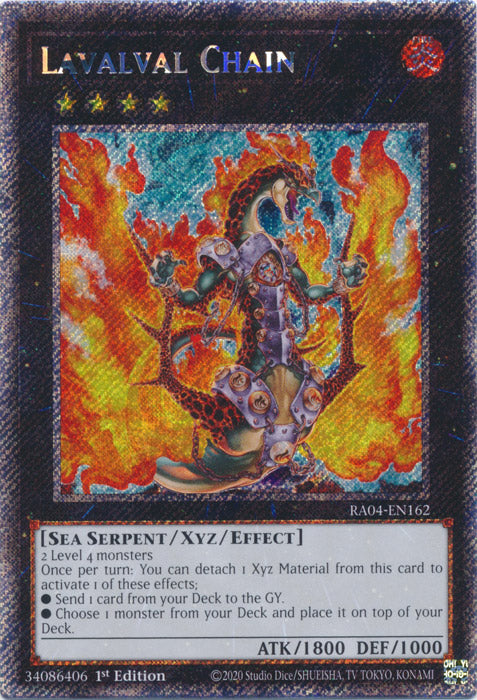 Yugioh - Lavalval Chain *Select Rarity* RA04-EN162 (NM)