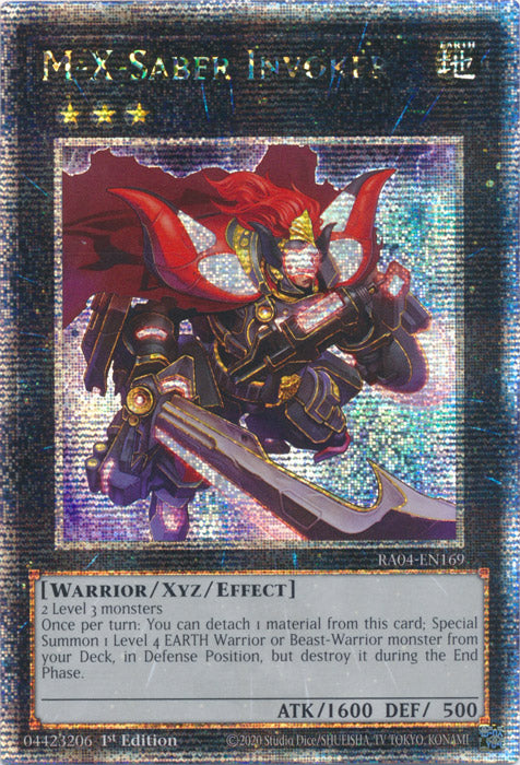 Yugioh - M-X-Saber Invoker *Select Rarity* RA04-EN169 (NM)