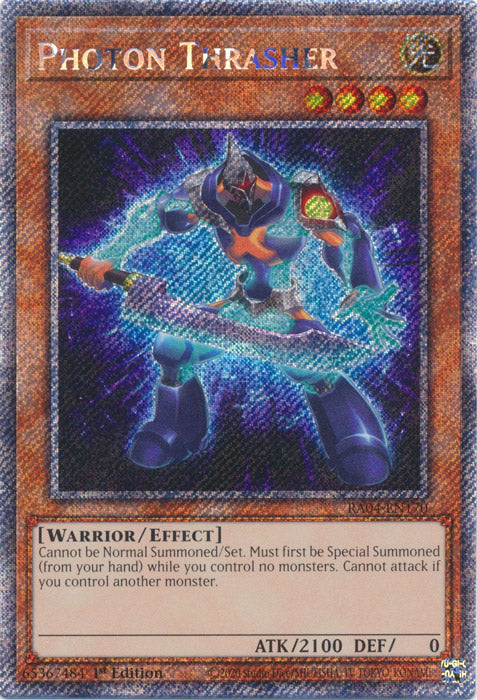 Yugioh - Photon Thrasher *Platinum Secret Rare* RA04-EN170 (NM)