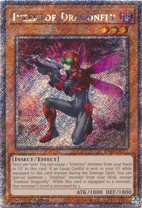 Yugioh - Inzektor Dragonfly *Select Rarity* RA04-EN172 (NM)~