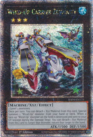 Yugioh - Wind-Up Carrier Zenmaity *Select Rarity* RA04-EN175 (NM)