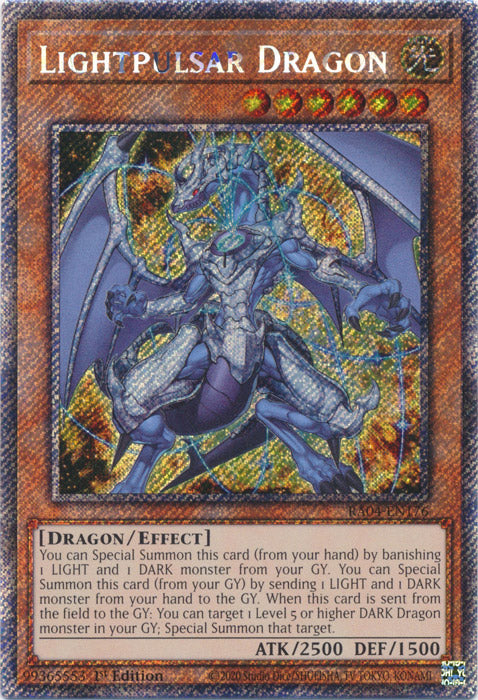Yugioh - Lightpulsar Dragon *Select Rarity* RA04-EN176 (NM)