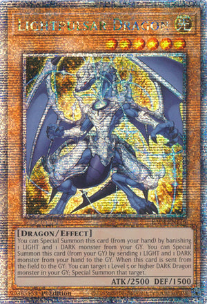 Yugioh - Lightpulsar Dragon *Select Rarity* RA04-EN176 (NM)