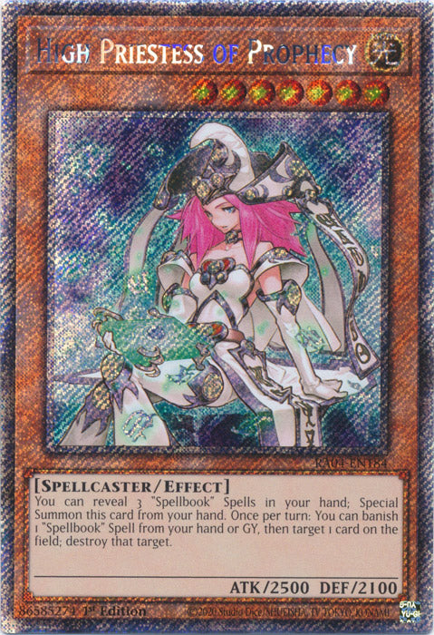 Yugioh - High Priestess of Prophecy *Select Rarity* RA04-EN184 (NM)