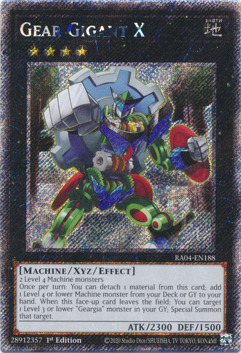 Yugioh - Gear Gigant X *Select Rarity* RA04-EN188 (NM)
