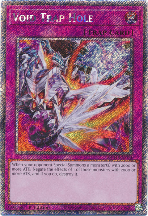 Yugioh - Void Trap Hole *Select Rarity* RA04-EN190 (NM)