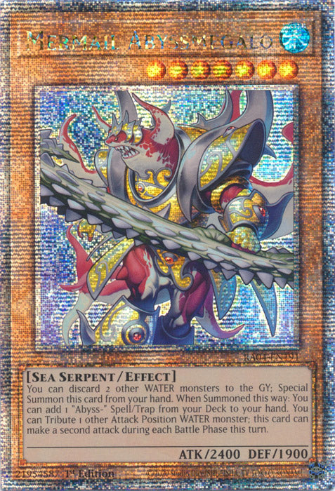 Yugioh - Mermail Abyssmegalo *Select Rarity* RA04-EN191 (NM)