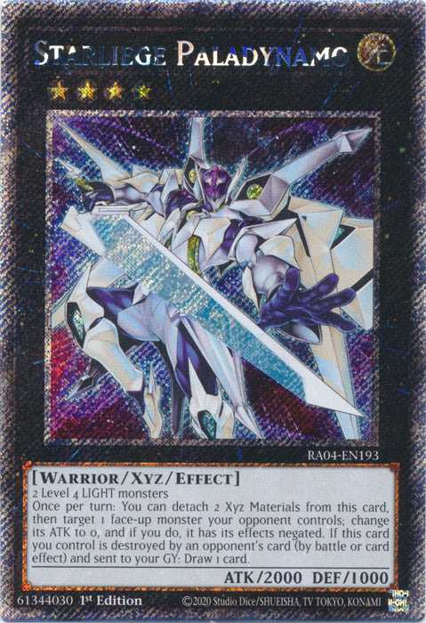 Yugioh - Starliege Paladynamo *Select Rarity* RA04-EN193 (NM)