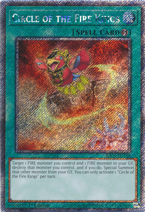 Yugioh - Circle of the Fire Kings *Select Rarity* RA04-EN195 (NM)