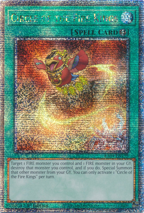 Yugioh - Circle of the Fire Kings *Select Rarity* RA04-EN195 (NM)