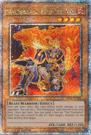 Yugioh - Brotherhood of the Fire Fist – Bear *Select Rarity* RA04-EN198 (NM)