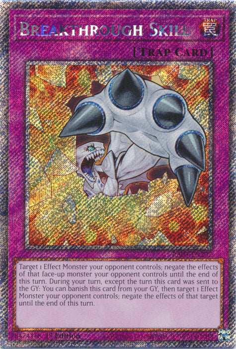 Yugioh - Breakthrough Skill *Select Rarity* RA04-EN202 (NM)