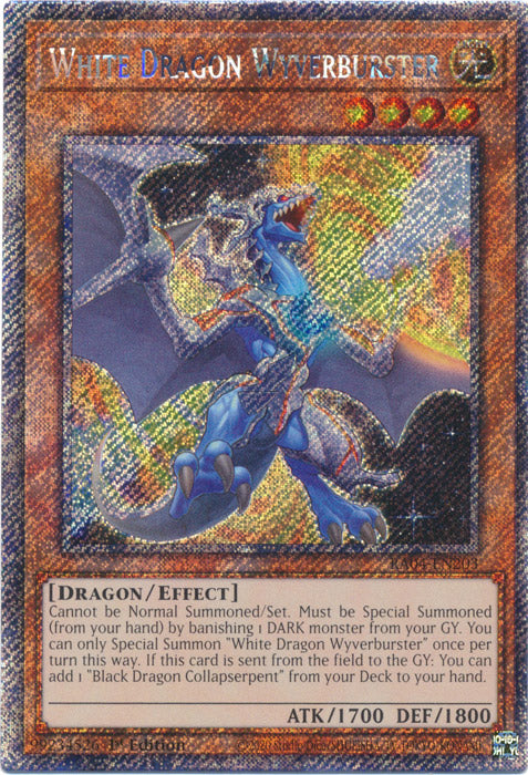 Yugioh - White Dragon Wyverburster *Select Rarity* RA04-EN203 (NM)