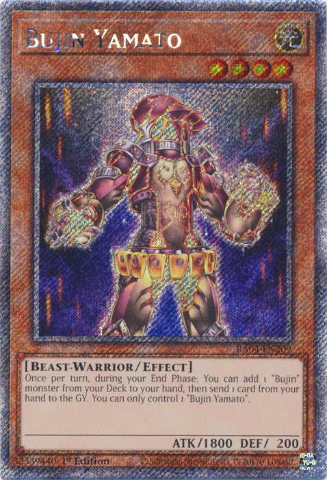 Yugioh - Bujin Yamato *Select Rarity* RA04-EN209 (NM)