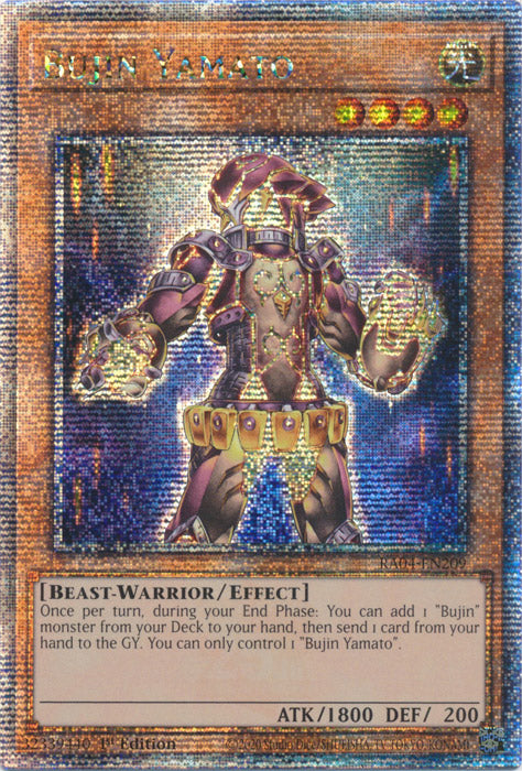 Yugioh - Bujin Yamato *Select Rarity* RA04-EN209 (NM)