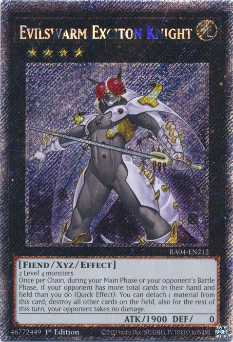 Yugioh - Evilswarm Exciton Knight *Select Rarity* RA04-EN212 (NM)