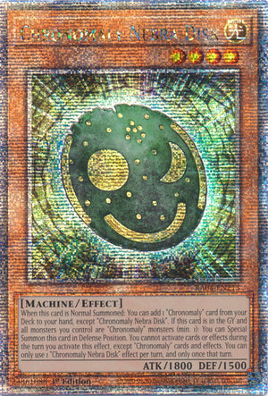 Yugioh - Chronomaly Nebra Disk *Select Rarity* RA04-EN213 (NM)