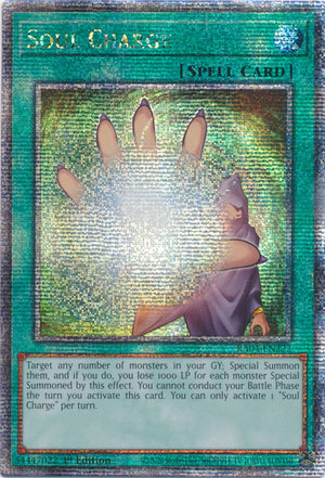 Yugioh - Soul Charge *Select Rarity* RA04-EN222 (NM)