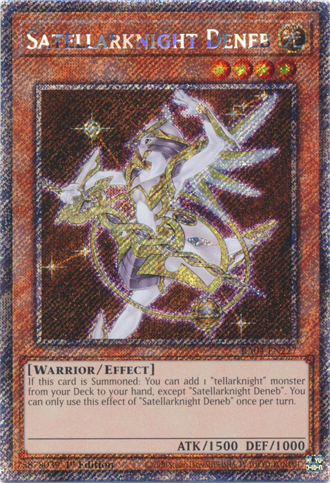 Yugioh - Satellarknight Deneb *Platinum Secret Rare* RA04-EN227 (NM)