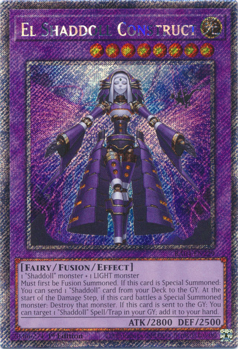 Yugioh - El Shaddoll Construct *Select Rarity* RA04-EN229 (NM)