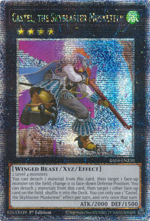 Yugioh - Castel, the Skyblaster Musketeer *Select Rarity* RA04-EN230 (NM)