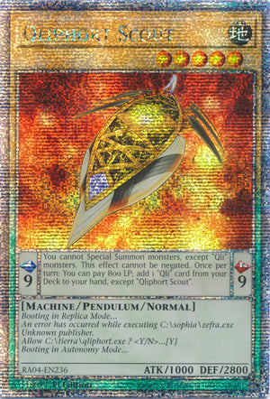 Yugioh - Qliphort Scout *Select Rarity* RA04-EN236 (NM)