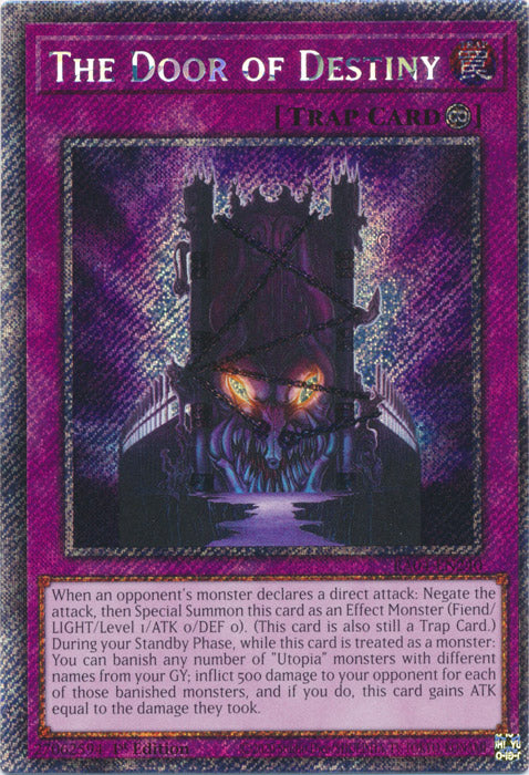 Yugioh - The Door of Destiny *Select Rarity* RA04-EN240 (NM)