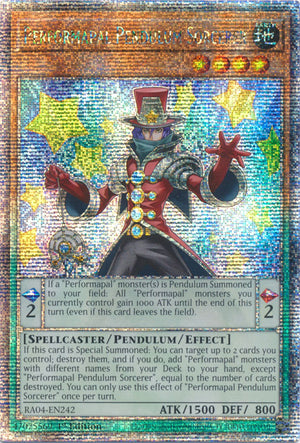 Yugioh - Performapal Pendulum Sorcerer *Select Rarity* RA04-EN242 (NM)