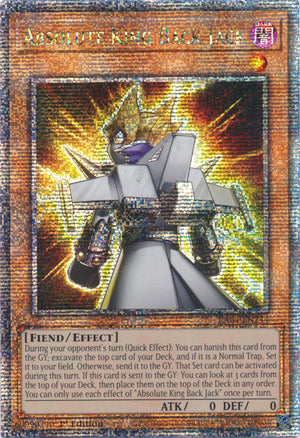 Yugioh - Absolute King Back Jack *Select Rarity* RA04-EN244 (NM)
