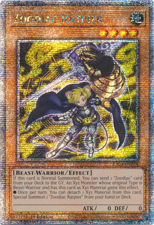 Yugioh - Zoodiac Ratpier *Select Rarity* RA04-EN274 (NM)