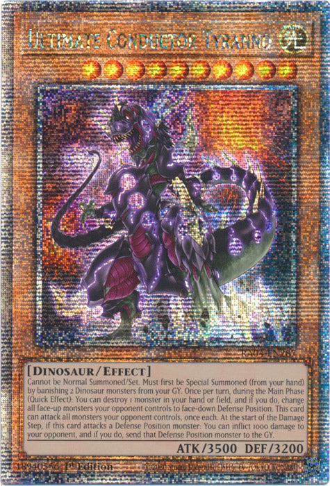 Yugioh - Ultimate Conductor Tyranno *Select Rarity* RA04-EN287 (NM)