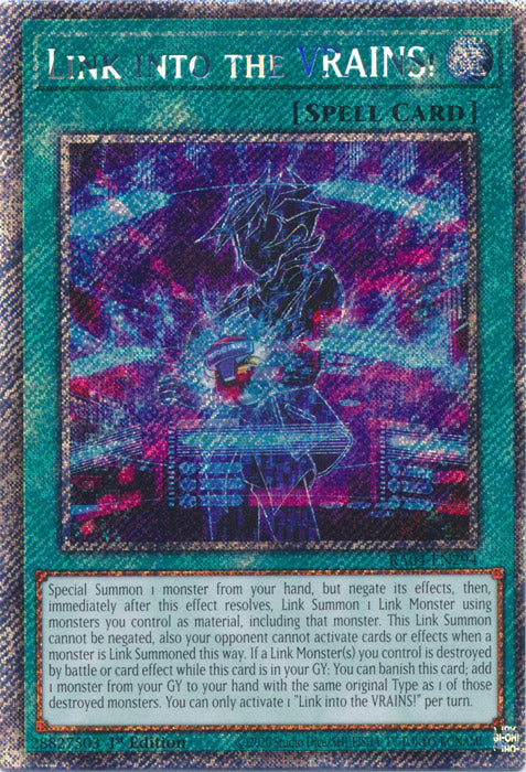 Yugioh - Link Into the VRAINS! *Select Rarity* RA04-EN294 (NM)