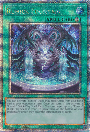Yugioh - Runick Fountain *Select Rarity* RA04-EN296 (NM)