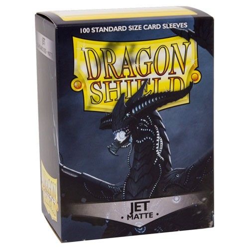 Dragon Shield Sleeves - Jet Matte Sleeves Box 100ct