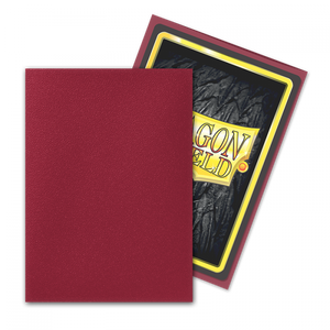 Dragon Shield Sleeves - Blood Red Matte Sleeves Box 100ct