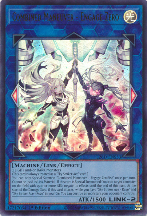 Yugioh - Combined Maneuver - Engage Zero! *Ultra Rare* L26D-ENS33 (NM)