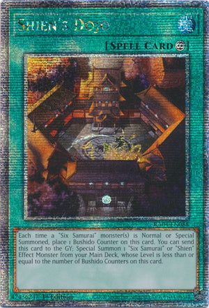 Yugioh -	Shien’s Dojo *Select Rarity* RA04-EN088 (NM)