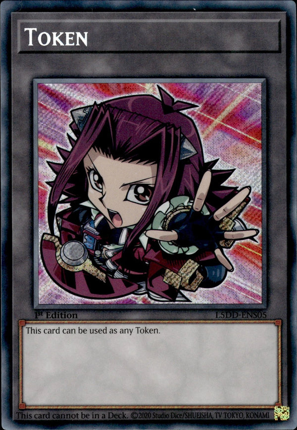 Yugioh - Token (Chibi Akiza) *Secret Rare* L5DD-ENS05 (NM)
