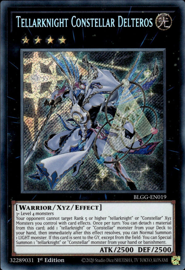 Yugioh - Tellarknight Constellar Delteros *Secret Rare* BLGG-EN019 (NM)