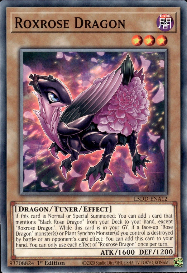 Yugioh - Roxrose Dragon *Common* L5DD-ENA12 (NM)