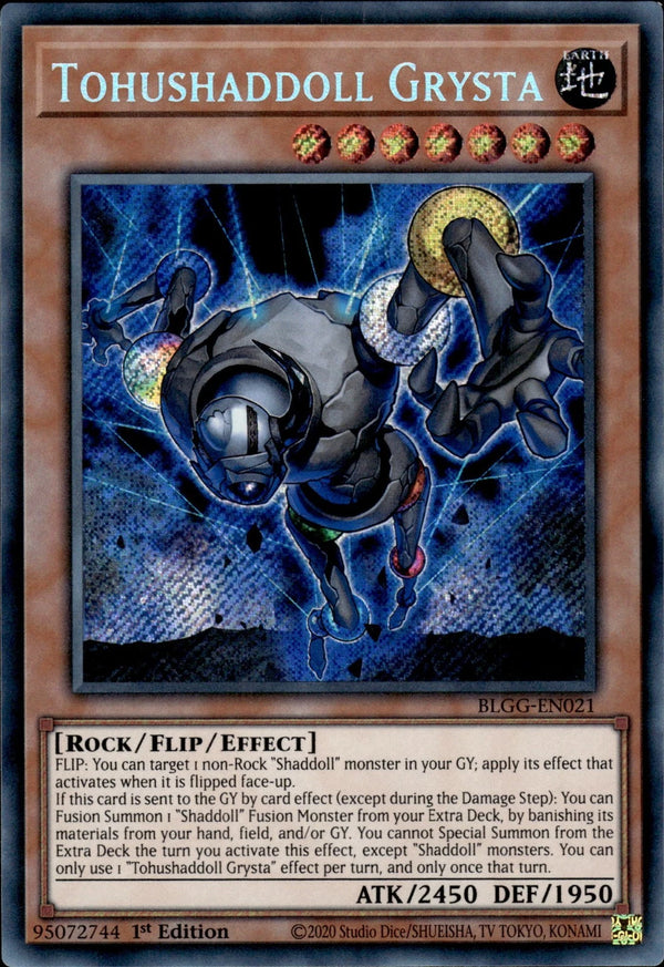 Yugioh - Tohushaddoll Grysta *Secret Rare* BLGG-EN021 (NM)